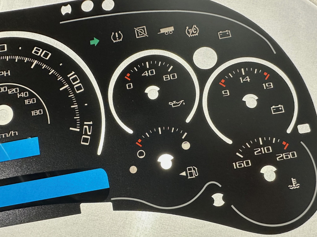 LED Edition Cadillac Escalade Gauge Face Silverado Tahoe Sierra 03-05
