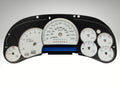 2006-2007 GM White face gauge overlay Led edition